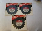 Credo 18T 7-7 1/4 Blades 3PC #11623 New. Price: $29.99.