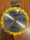 Dewalt DW9155 6-1/2" 18T Carbide Circular Saw Blade New. Price: $18.99.