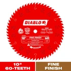 10IN. X 60-TOOTH Fine Finish Saw Blade For Wood New. Price: $50.70.