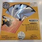 Craftsman 9 Inch Saw Blade, Combination Kromedge Pn 32425 Used. Price: $8.00.