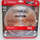Admiral 1/4" Circular Saw Blade Plywood 140 Steel Teeth #62737 Ab New. Price: $18.95.