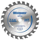 Westward 24EL55 Circular Saw BLADE,7 1/4 In New. Price: $19.14.