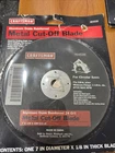Craftsman Cut-off Blade 7 " Aluminum Oxide Reinforced Metal 964539 New. Price: $9.00.