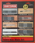 Nos New Craftsman 9- 28976 Metal / Wood Jig Sabre Saw Blade Set 16 Pieces. Price: $28.83.