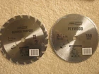 Six New Toolshop 1/4" Circular Saw Blades 20 And 150 Teeth 236-4527,-4526. Price: $25.00.