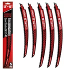 Angelsword 12 INCH(2 Pack)& 15 INCH(3 Arc Edge Reciprocating Saw Blade, 6T New. Price: $39.99.