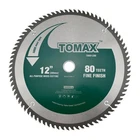 Tomax 12-INCH 80 Tooth Atb Fine Finish Saw Blade With 1-INCH Arbor New. Price: $51.71.