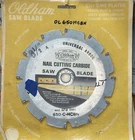 Oldham 6-1/2 Saw Blade Chrome Plated 650-C-HCBN New. Price: $19.95.