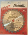 Milwaukee 7-1/4" 24T General Purpose Circular Saw Blade 48-40-4128 New. Price: $5.00.