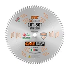Cmt Itk Xtreme Ultra Finish Thin Kerf Saw Blade, Teeth, Hi-atb, 255.080.10 New. Price: $61.67.