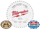 Milwaukee 6-1/2" Fine Finish Carbide 40-TOOTH Circular Saw Blade Wood New. Price: $36.80.