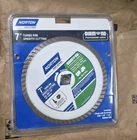 New Norton 7 Turbo Rim Smooth Cutting Diamond 1 Blade W/ Bushings # 50509-038. Price: $12.49.