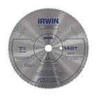 New Irwin Classic 7-1/4 140 Tooth Plywood Or Plastic Circular Saw Blade 182631. Price: $16.99.