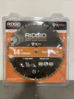 Ridgid In. Masonry Diamond Blade (HD-MPTS14) New. Price: $45.99.