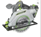 Genesis G20MAX 20V 6-1/2" Circular Saw W/battery, Charger, Blade, Guide New. Price: $44.97.