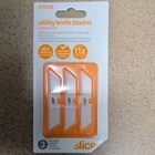 3 Pack Slice 10528 Utility Knife Blades 65MM Length New. Price: $20.00.