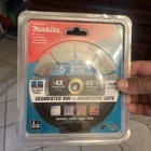 Makita B-69618 5" Diamond Blade, Segmented, General Purpose New. Price: $22.00.