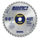 Irwin 14053 8"-8-1/4" 40T Marathon Saw Blade New. Price: $26.99.