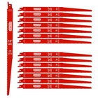 15 Pack 12 Inch 8/10TPI Bi-metal Reciprocating Saw Blades For Cutting A... New. Price: $47.99.