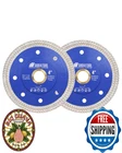 Shdiatool 4-INCH/105MM Diamond Saw Blade (2-PACK) For Porcelain Tile, Ceramic, G New. Price: $45.56.