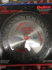 Dalex 7-7-1/4" Carbide Tipped Saw # 07-00025 Fits All Machines Using New. Price: $7.50.