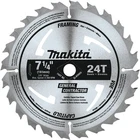 Makita D-45989 7-1/4" X 24T Carbide Circular Saw Blade New. Price: $22.91.