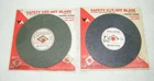 New Old Stock 7" Vermont Safety Cut Off Blade, Reinforced, Resinoid 8702 Used. Price: $31.00.