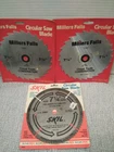 Nos (2) Millers Falls 7.1/4" Circular Saw Blade #7725C & Skill New. Price: $49.98.