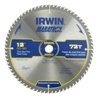 Irwin 14082 Marathon 12" 72T Thin Kerf Fast Cut Construction Circular Saw Blade New. Price: $44.99.