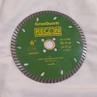 Granquartz Recon Premium 6" Diamond Saw Blade Granite Dry Cutting Green Open. Price: $27.75.