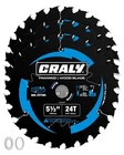 Craly Inch 5-1/2&APOS;&APOS;, 5/8&APOS;&APOS; Arbor, 24T*3, Black New. Price: $30.29.