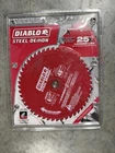 Diablo Steel Demon 6-1/2 48T Metal Cutting Saw Blade D0648CF Cermet New. Price: $13.00.
