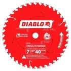 Diablo D0740X Circular Saw Blade, 7-1/4 In Dia, 5/8 Arbor, 40-TEETH, Carbide New. Price: $29.77.