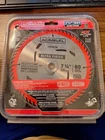 Admiral 7-1/4" Ultra Finish Saw Blade Wet Lumber Item 62739 New. Price: $19.95.