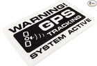 Gps Tracking System Warning Sticker Decal 120X75MM For Car Bike Motorcycle 2-PAC New. Price: $16.99.
