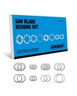 Craly Saw Blade Bushing Set, Arbor Adapter Kit, Reduction Ring Combo, 1''-20MM, New. Price: $15.99.