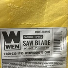 Wen BL1490 14" 90-TOOTH Carbide-tipped Metal Saw Blade For Thin Steel Cutting New. Price: $60.86.