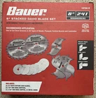 New Nib Bauer 8" Stacked Dado Set W/carbide Tipped & Chippers 57106. Price: $65.00.