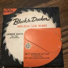 Vintage Black & Decker Kro-bide Circular Saw Combination Blade 8" U-1820 New Open. Price: $24.00.