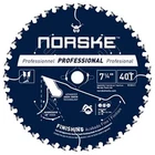 Norske Tools NCSBS413 7-1/4" 40T Blade 5/8" Bore With Laser Cut Diamond Knockout New. Price: $18.99.
