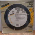 Disston Circular Saw Blade 1/4IN Diamond 147 Fine Tooth Finish 1/2" 5/8" Arbor New. Price: $16.00.