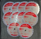 (10) Craftsman 7-1/4 Inch 24T Framing/ripping Circular Saw Blade (CMAS272524) New. Price: $58.99.