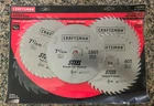 New Craftsman 5 Pc Steel Circular Saw Blade Set Old Stock Plywood. Price: $29.99.