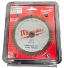 48-40-4075 5-3/8" X 50T Non-ferrous Milwaukee Aluminum Cut Circular Saw Blade New. Price: $44.49.