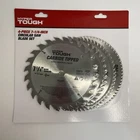 New-sealed Hyper Tough Piece 7-1/4" Circular Saw Blade Set Woodworking Shop. Price: $24.95.