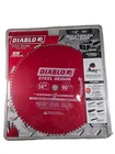 Diablo D1490CF Steel Demon 14IN 90T Cermet Ii Carbide Metal Cutting Saw Blade New. Price: $59.90.