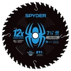 Spyder 7-1/4-INCH 40-TOOTH Fine Finish Saw Blade For Wood 13007 New. Price: $23.99.