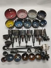 55PC Lot Of Hole Saws, Arbors, Extension Starret Milwaukee Blumol Lennox Used. Price: $149.99.