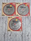 Lot Of 3 Vermont American 7-1/4" Fire Tooth Steel Master Combination Saw Blade New. Price: $14.27.