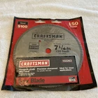 Craftsman Circular Saw 7 1/4 Inch 150 Blade Tooth Steel S100 932263 New. Price: $8.49.